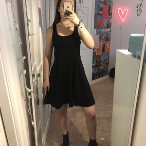 Black swing dress